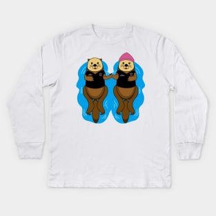 Burzek Otters Kids Long Sleeve T-Shirt